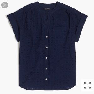 J. Crew Eyelet Camp Shirt